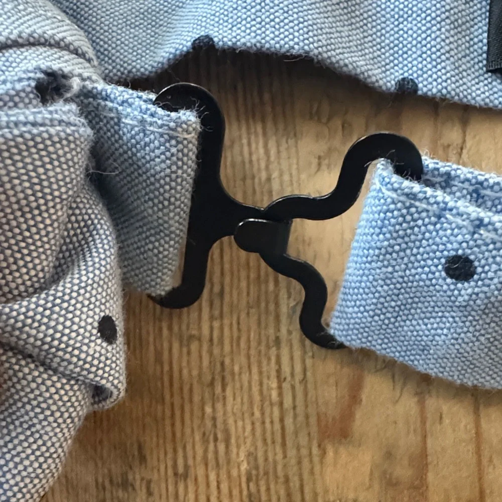 Boys Bow Ties, Chambray & Oxford Blue